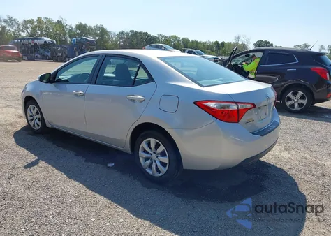 2014 Toyota Corolla Le z USA, uszkodzony, nr VIN 2T1BURHE1EC154151